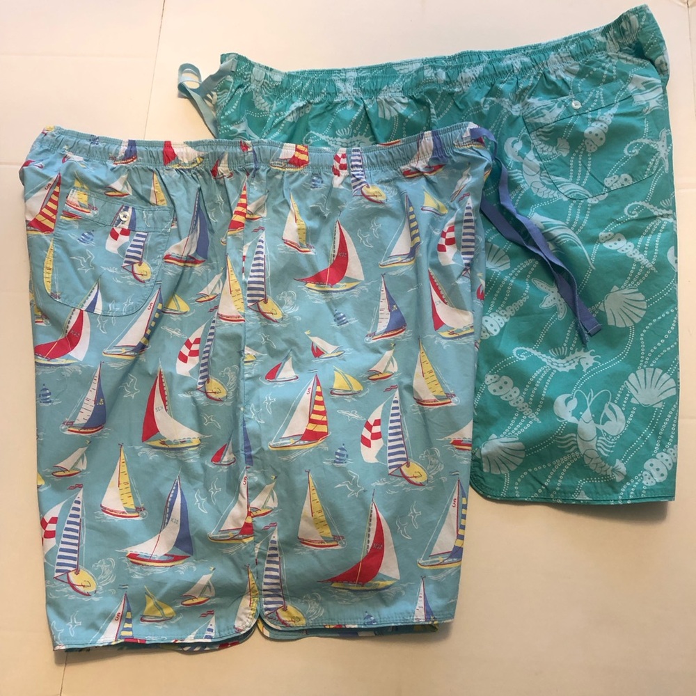 L.L. Bean Lot of 2 pairs Women’s Cotton Boxers Shorts Size 2X - Picture 1 of 15